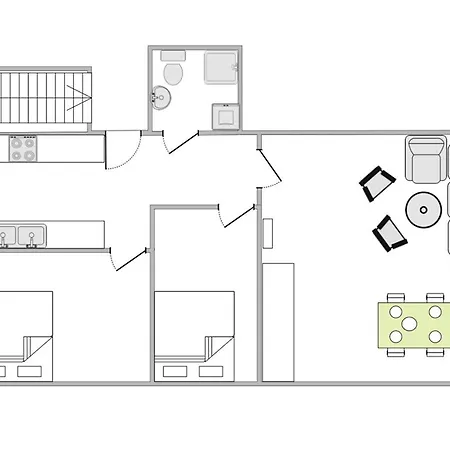 Cozy 2 Bedroom In Charlottelund Apartment *